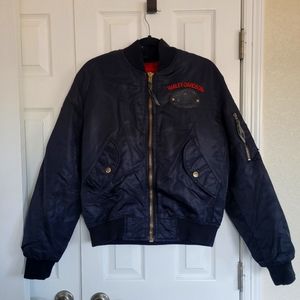 Harley Davidson Owner's Group Quilt-Lined Bomber Jacket